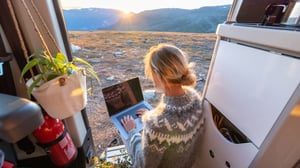 working remotely on H1B visa