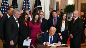 Trump signed laken raily act in to the law