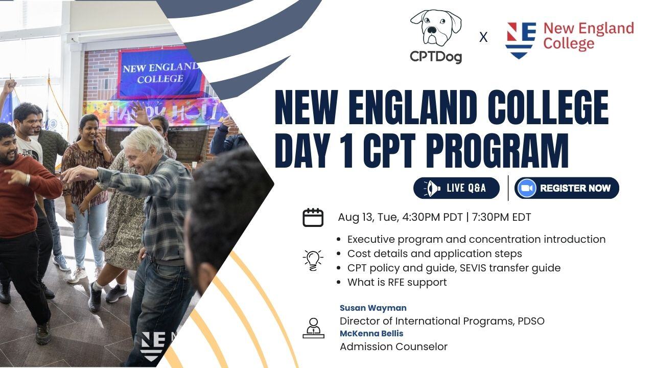 New England College Day 1 CPT Programs