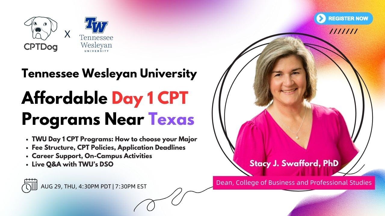 Tennessee Wesleyan University Day 1 CPT Programs